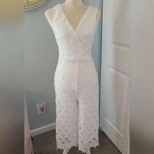 White lace jumpsuit